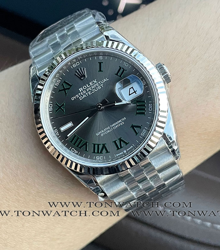 ROLEX DATEJUST 36 Wimbledon (VSF)
