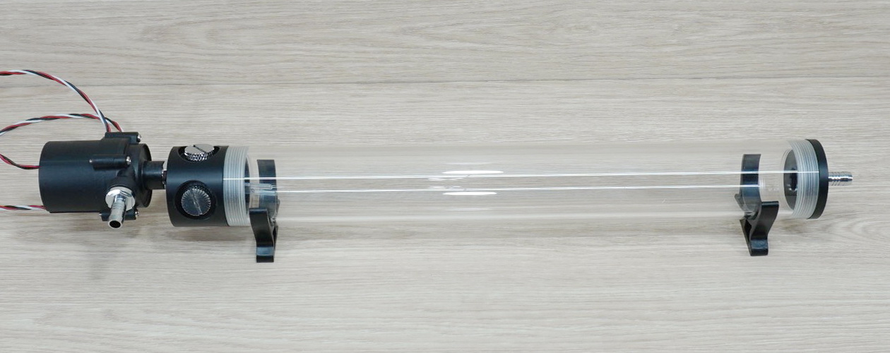 400mm Cylinder Water Tank G1/4" Thread XHC8 + SC600 Pump 12V 19W