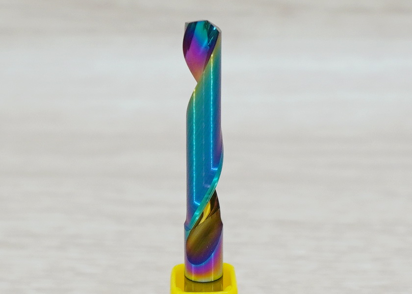 [เกรด 3A] - Single Flute DLC Coating 6x6x32 High Efficiency End Mill, Shank 6mm