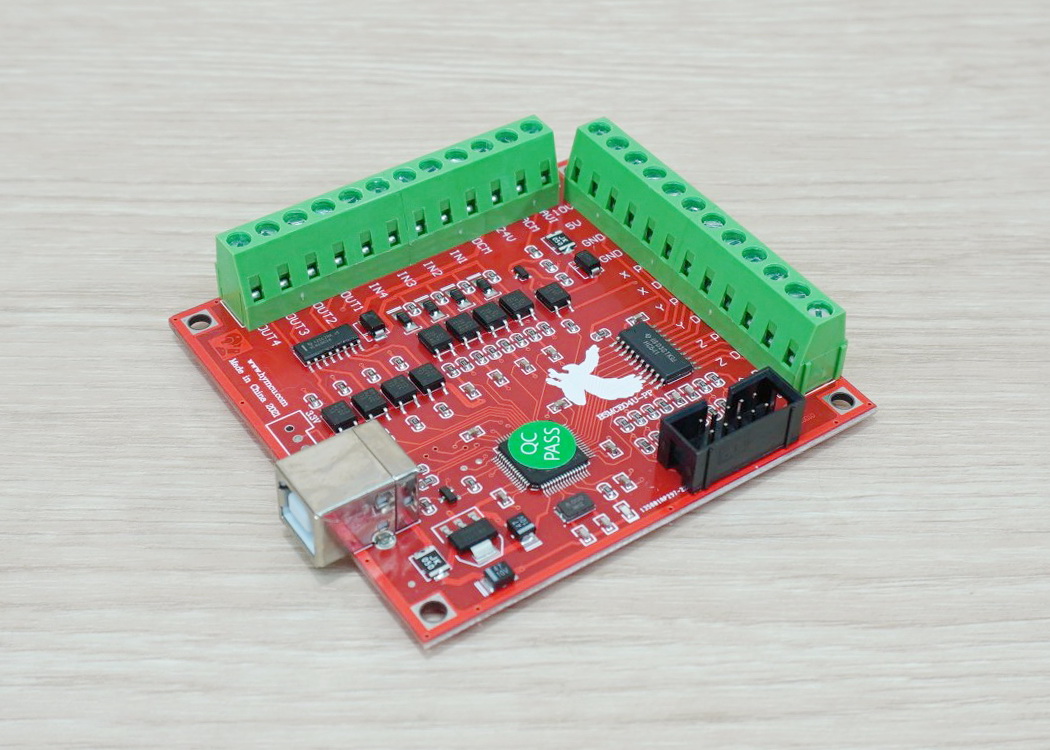 CNC USB 4-Axis 100KHz Controller Board for MACH3 + สาย USB-1.5M + แถม CD