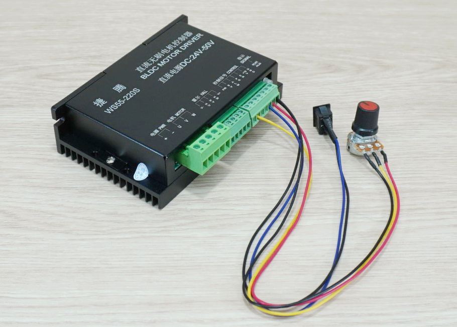 WS55-220S Brushless DC Motor Driver 600W DC24-50V Max 15A