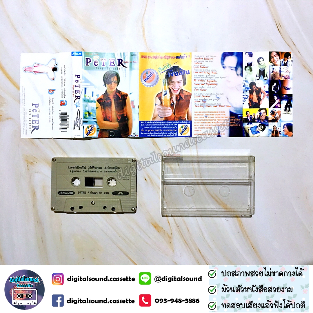 เทปคาสเซ็ท ปีเตอร์ คอร์ป ไดเรนดัล Peter Corp Dyrendal อัลบั้ม หิน ผา กา ดาบ ชายคนหนึ่ง