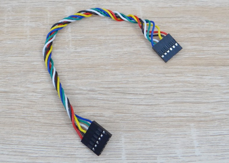 สายไฟ 6 Pin Dupont Jumper cable 20cm (Female - Female)