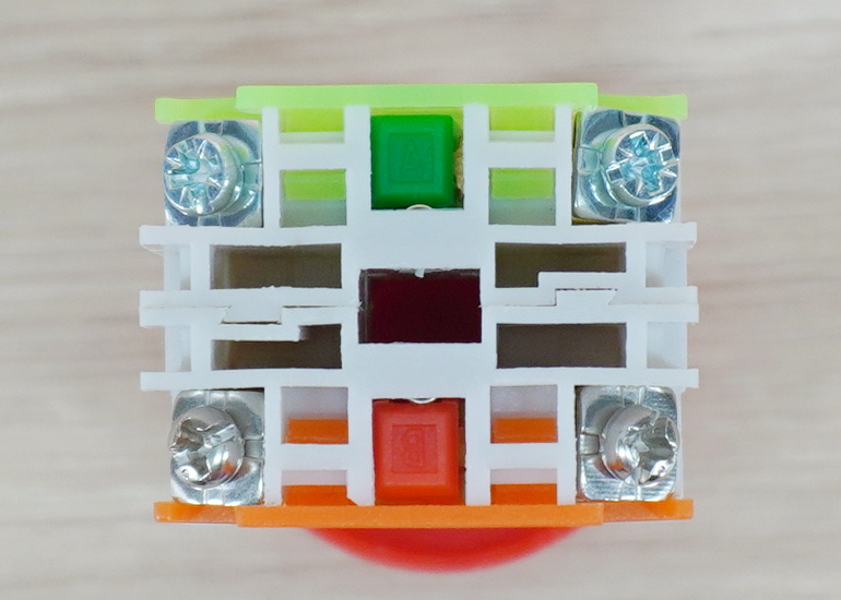 LAY37-11ZS Emergency Stop Push Button Switch Y090 (1NO/1NC) AC660V(Max) 10A