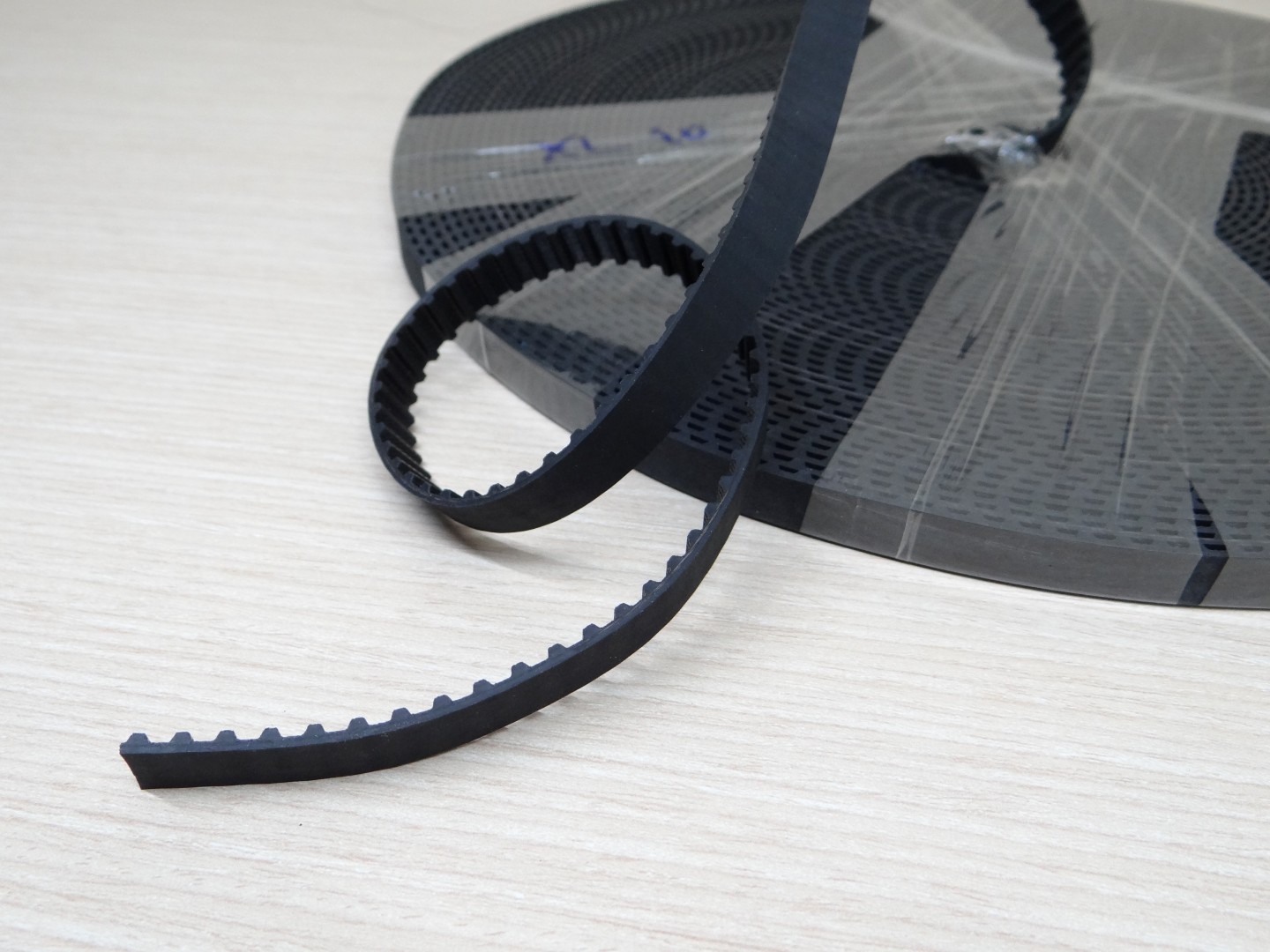 XL-10mm Rubber Open Timing Belt (สานแถบเส้นไฟเบอร์กลาส ราคา/1เมตร)