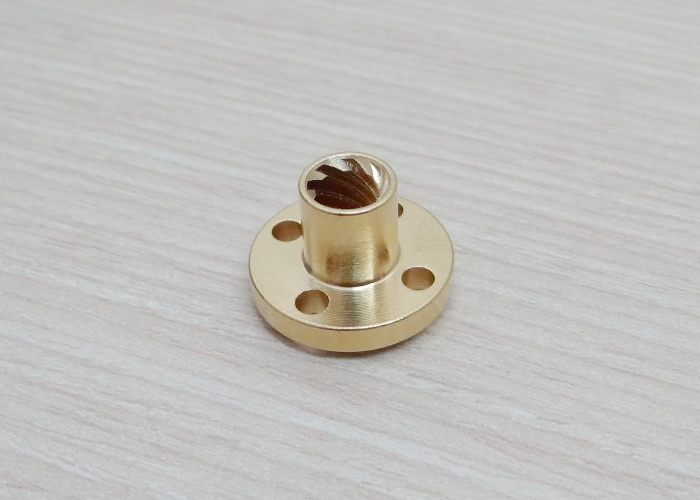 T8 Copper Nut Dia 8mm (Lead 16mm)