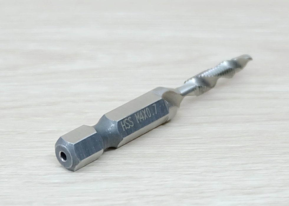 M4 x 0.7mm Hex Shank Thread Tap (+Chamfer) HSS9341