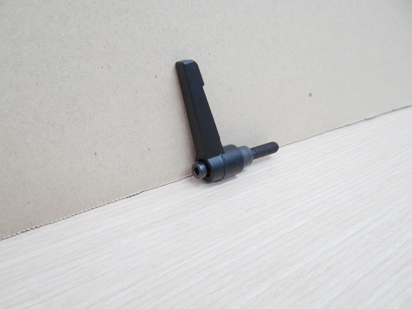 M5 x 20mm Metal Knob Adjustable Handle Lever Grip Black