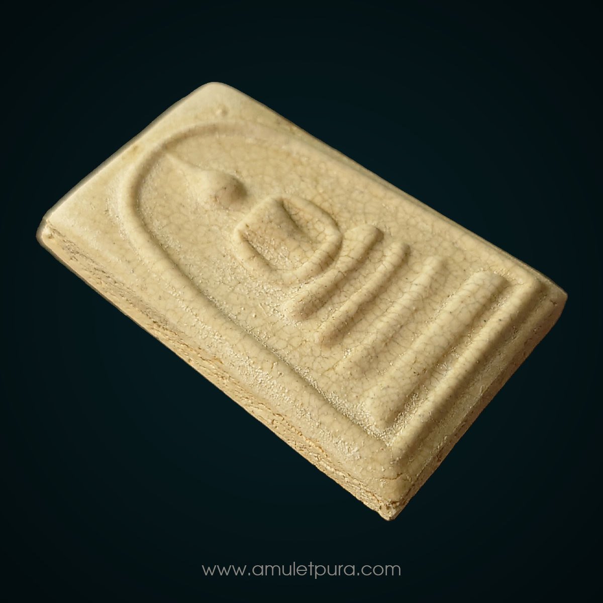 พระสมเด็จวัดระฆัง (พิมพ์โบราณแตกลายงา เนื้อผงผสมมวลสารเก่าวัดระฆังและหลวงปู่โต๊ะ) รุ่นพิมพ์ยอดนิยมย้อนยุค 150 ปี ปี46 วัดระฆังฯ กรุงเทพฯ (มีโค้ดตรายาง รูประฆังเลข 9)