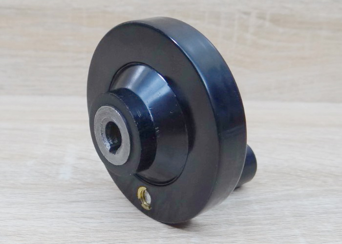 63mm Bakelite-Solid Handwheel Bore 8mm+Keyway 3mm
