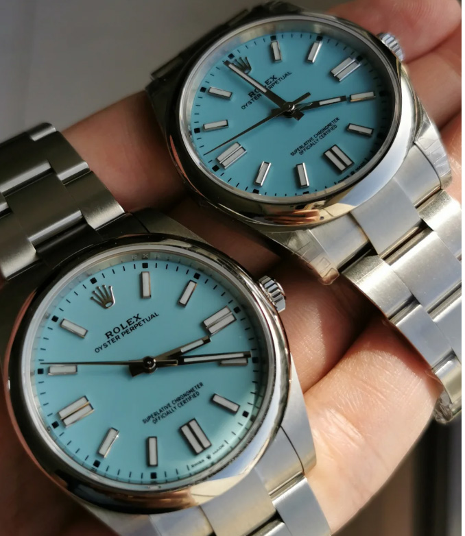 ROLEX OP41 TURQUOISE41 MM. VSF