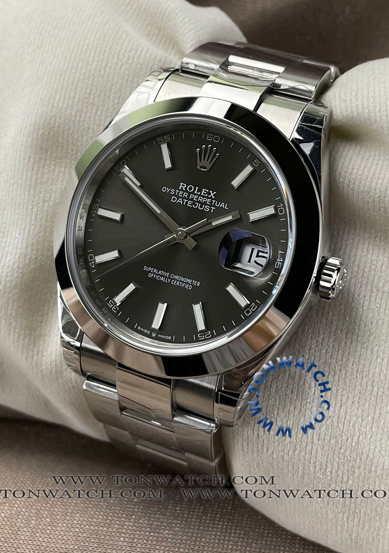 ROLEX DATEJUST41 RHODIUM (VSF)