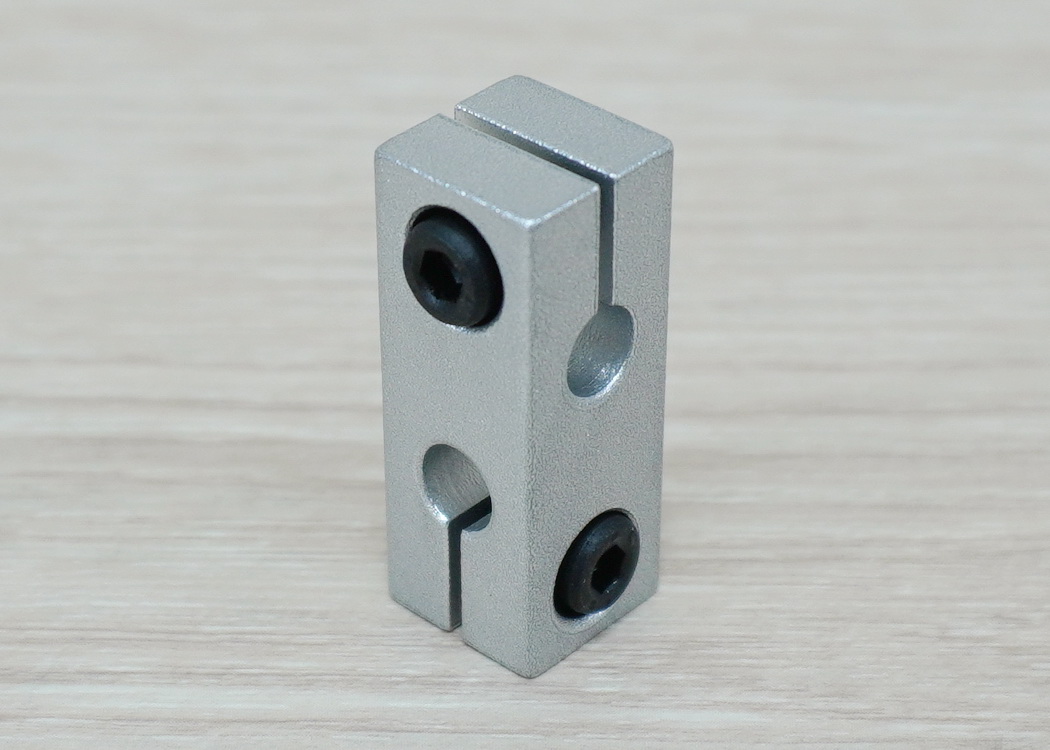 6mm x 6mm Holes Cross Shaft Support Aluminum Alloy
