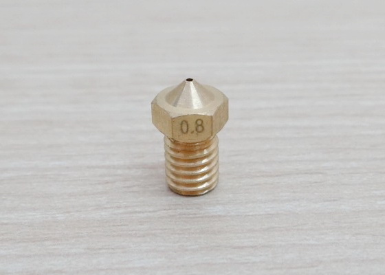 0.8mm J-Head brass nozzle extruder M6 for 3D printer