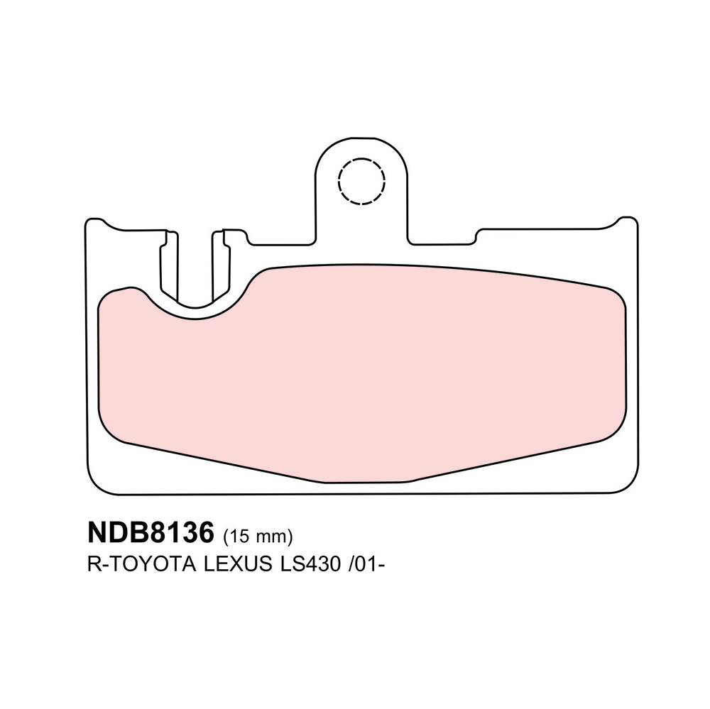 ผ้าเบรค หลัง 3UZ / LS430 - ผ้าเบรค Nexzter ProSpec