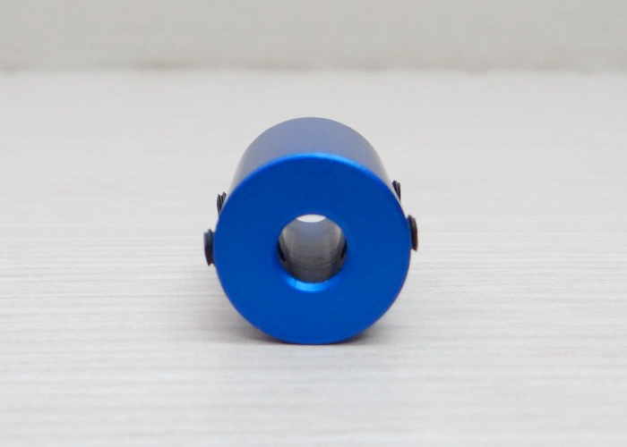 10 x 10 mm Rigid Top Wire Coupling D18 L25 mm (สีน้ำเงิน)