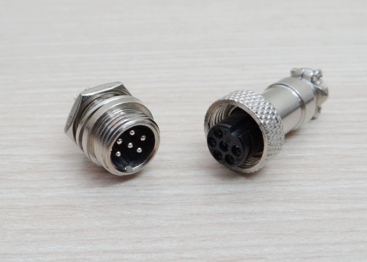 GX12 - 6P Male & Female - Connectors Socket Aviation Plug