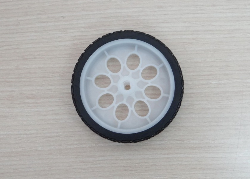 521 Rubber Wheel Robot Tires TT Motor Robot Smart Car Platform