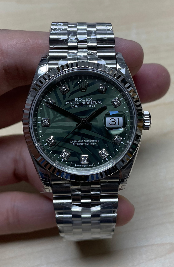 ROLEX DJ36 PALM MOTIF (VSF)