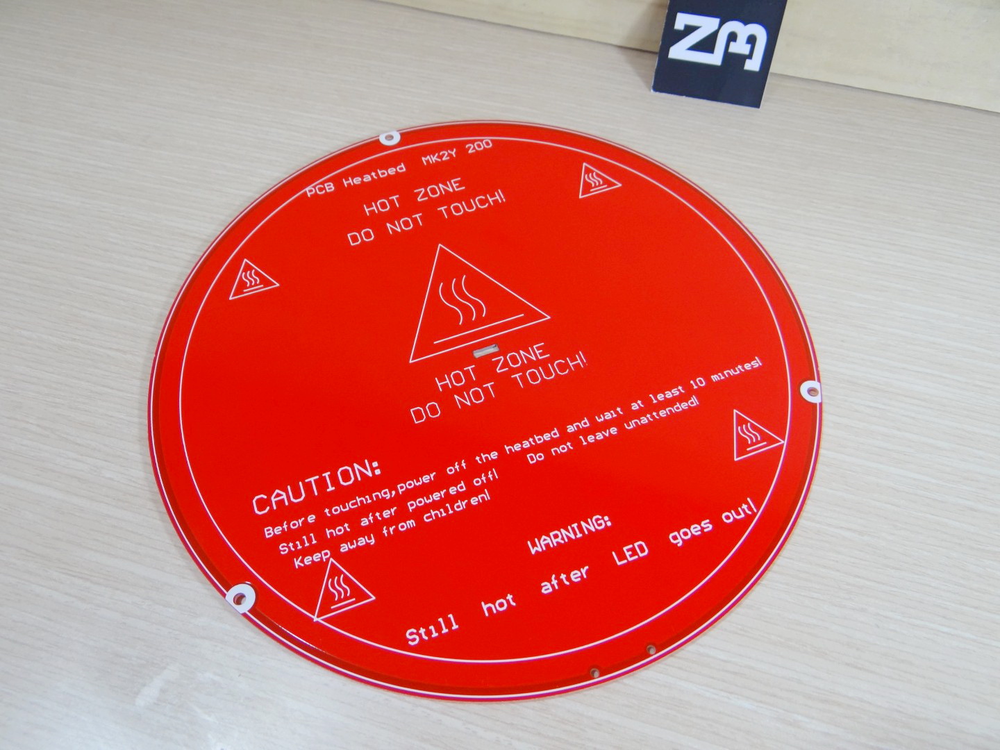 MK2Y 200mm PCB Heat Bed Round 12V