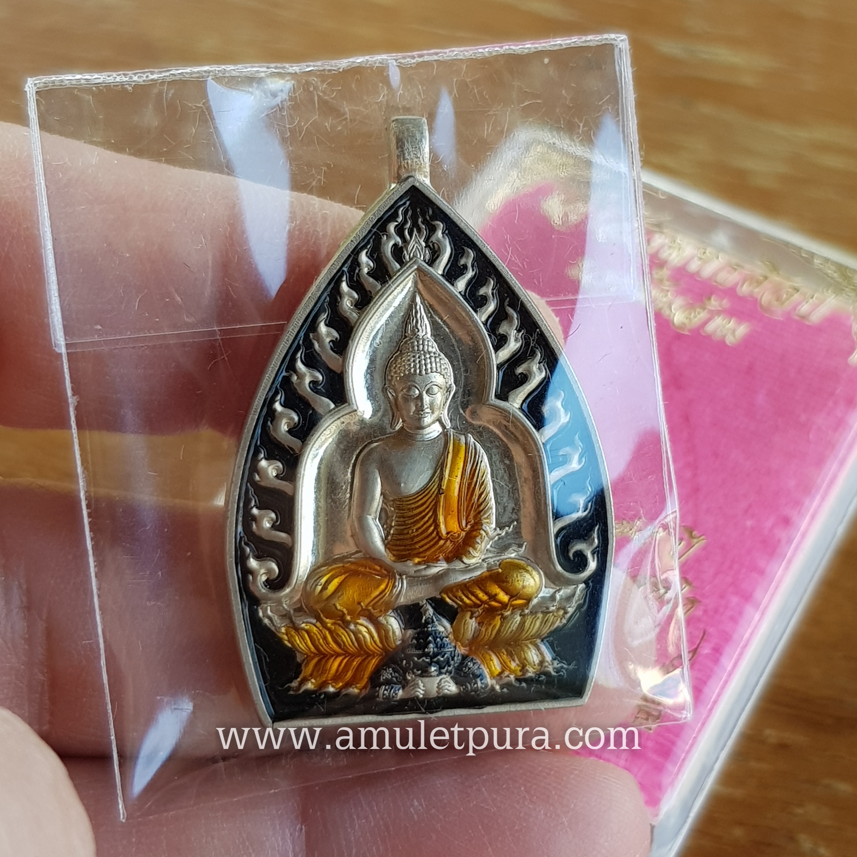 เจ้าสัวพุทธศิลป์(แยกชุดกรรมการ อัลปาก้าลงยาสีดำ)รุ่นรวยพันล้าน อายุวัฒนะมงคล 75 ปี ปี64 พระอาจารย์สัญญา(คง)วัดกลางบางแก้ว จ.นครปฐม(มีโค้ด หมายเลข533)