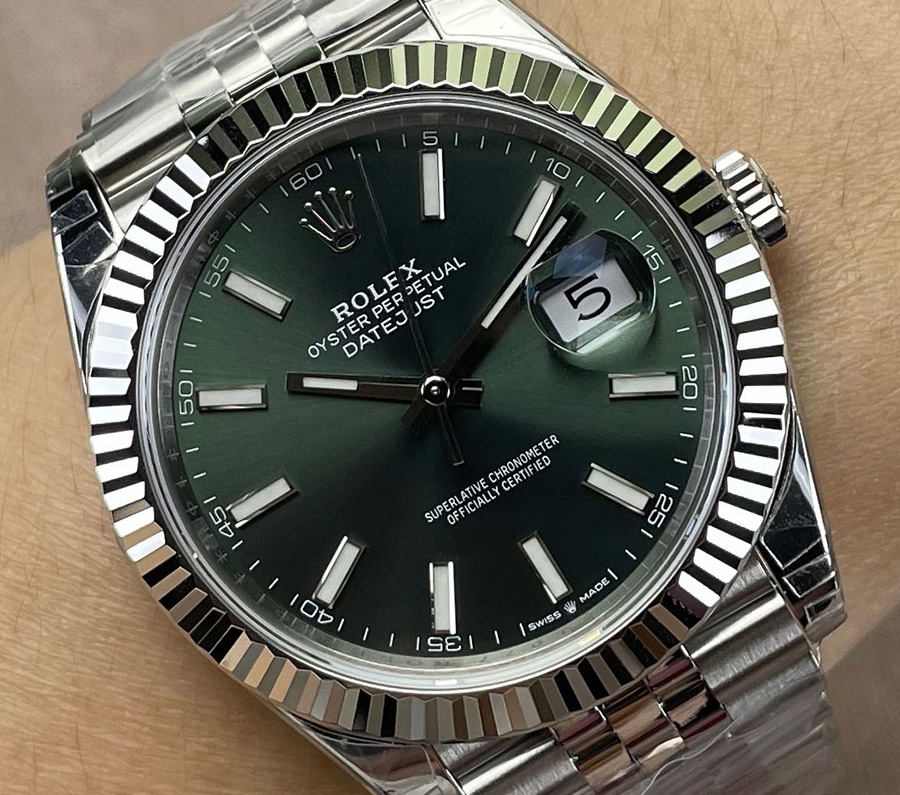 ROLEX DATEJUST41 Mint Green JU (VSF)