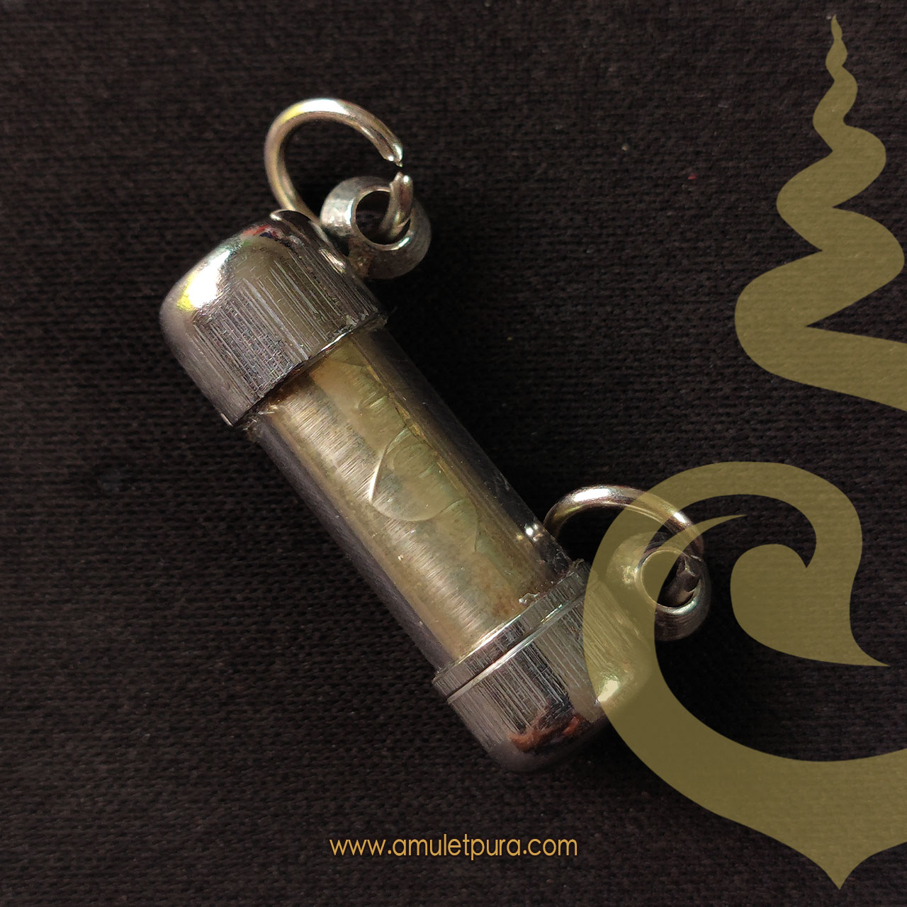 ตะกรุดเงินไหลมา ปี54 หลวงพ่อวิเชียร วัดถ้ำมุนีนาถ จ.กาญจนบุรี