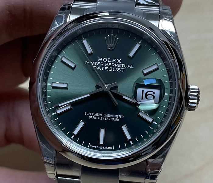 ROLEX DATEJUST 36 MINT GREEN (VSF)