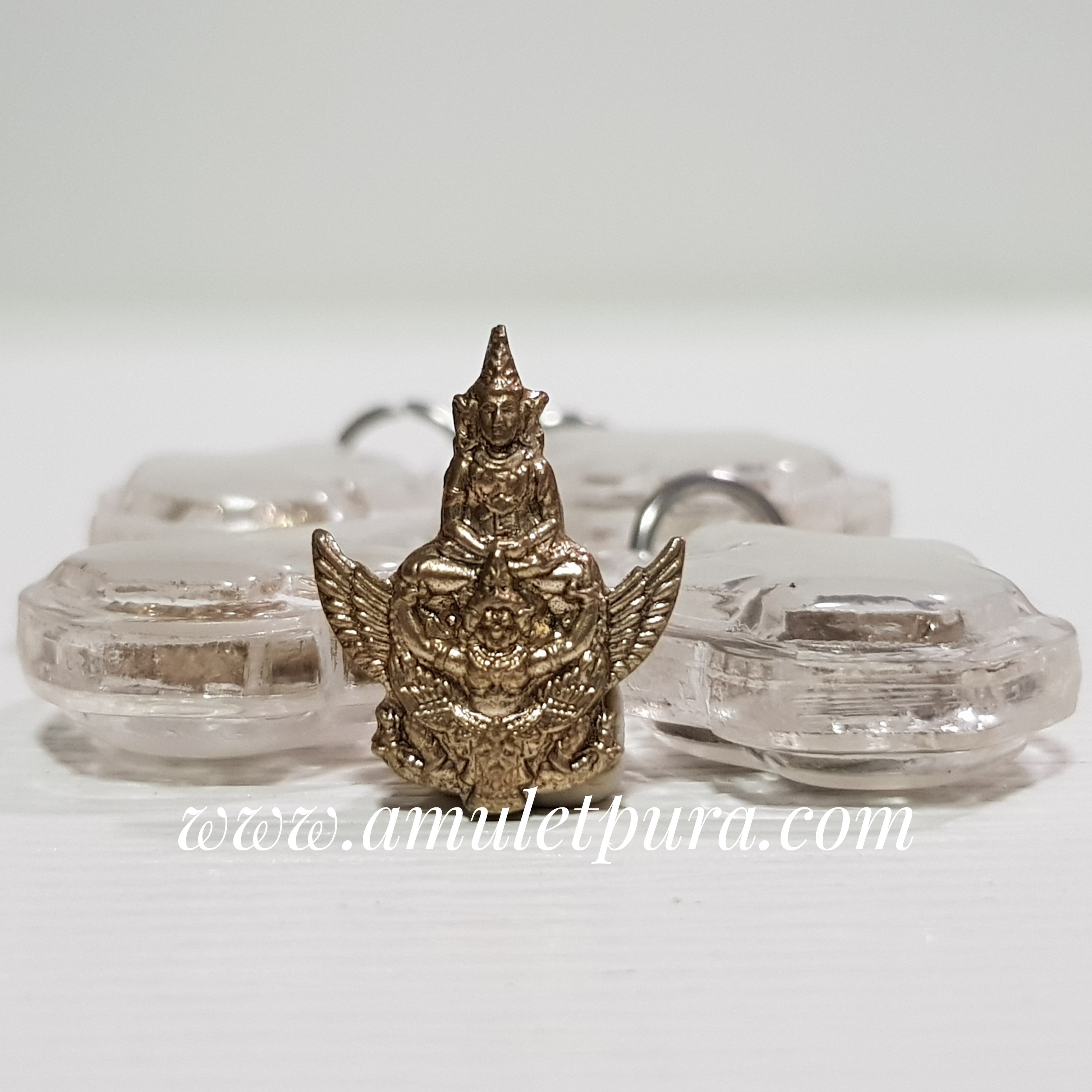 ปรกพระนารายณ์ทรงครุฑ (อัลปาก้า) รุ่นสร้างโบสถ์ กฐินปี51 หลวงปู่กาหลง วัดเขาแหลม จ.สระแก้ว (มีโค้ด หมายเลข 7316)