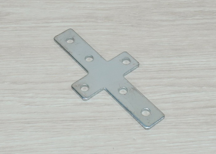 Cross Shaped Steel Joint Plate 6-Hole สำหรับ Series 20 Alu-Profile