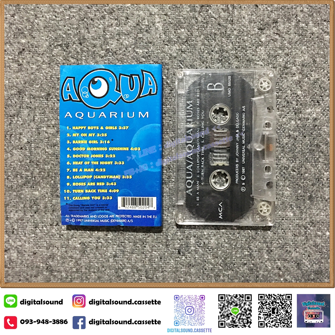 เทปคาสเซ็ท AQUA อัลบั้ม AQUARIUM
