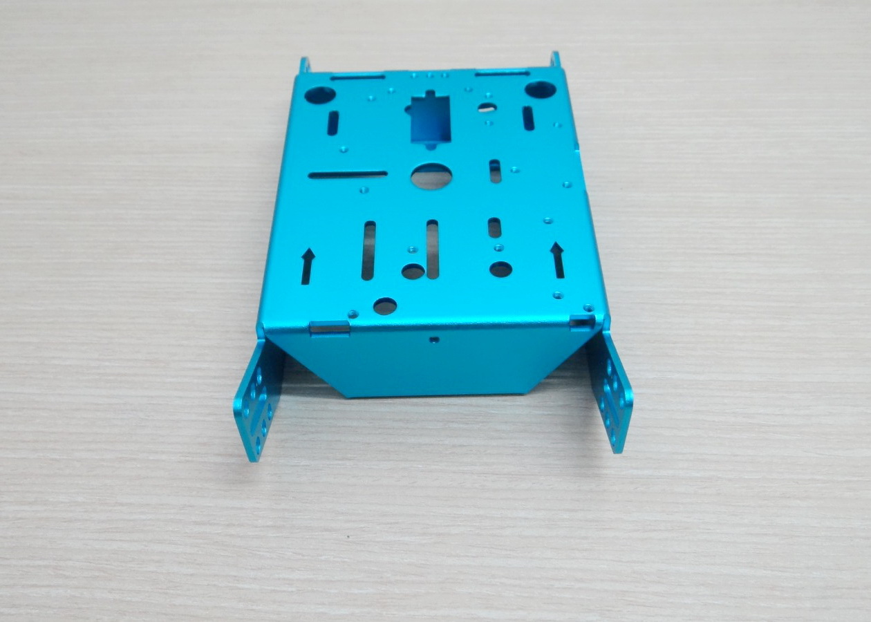 Aluminum Robot Chasis DIY (Blue)