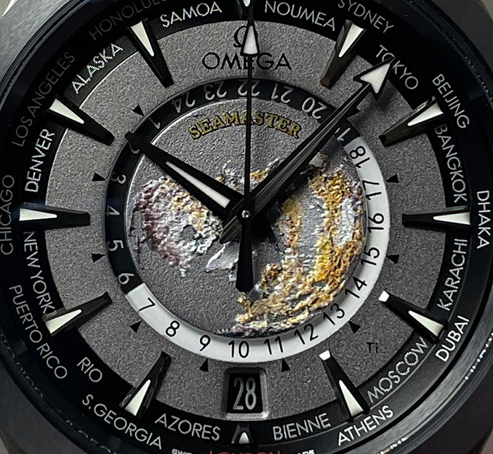 OMEGA WORLDTIMER TITANIUM VSF