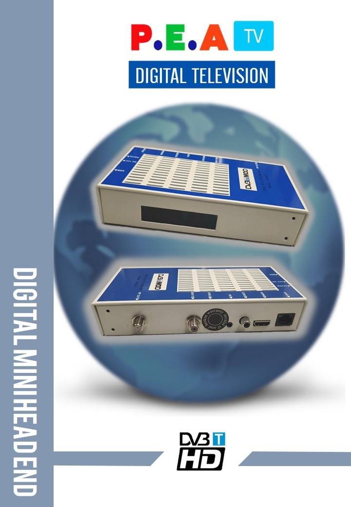 DIGITAL HEAD-END MODULATOR P.E.A MINI DIGITAL 4.0 (ใช้แปลง DVB-S/S2 เป็น DVB-T)