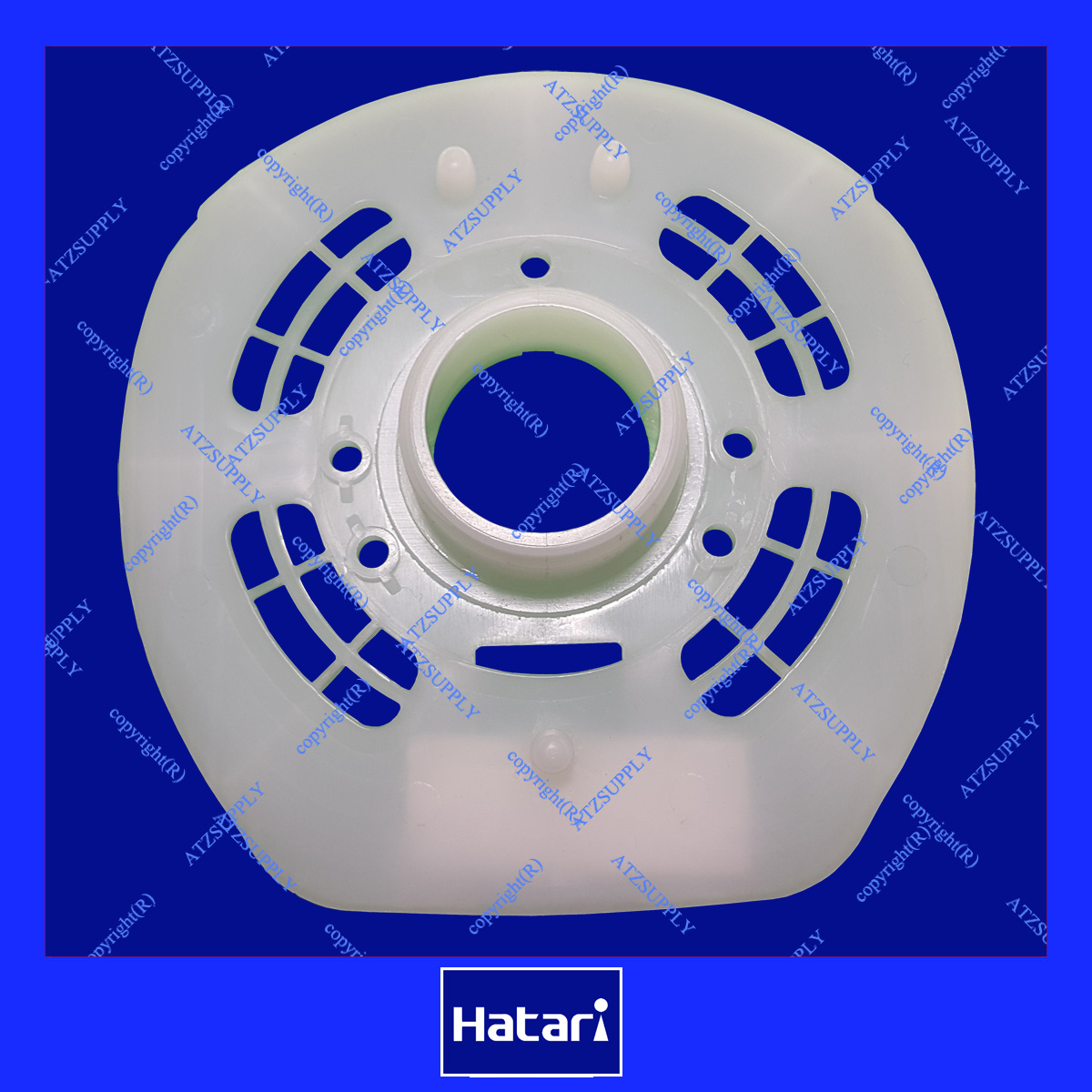 แท้ ฮาตาริ ฝาหน้ามอเตอร์ 16 นิ้ว เกลียวใหญ่ ปี 2019 Hatari