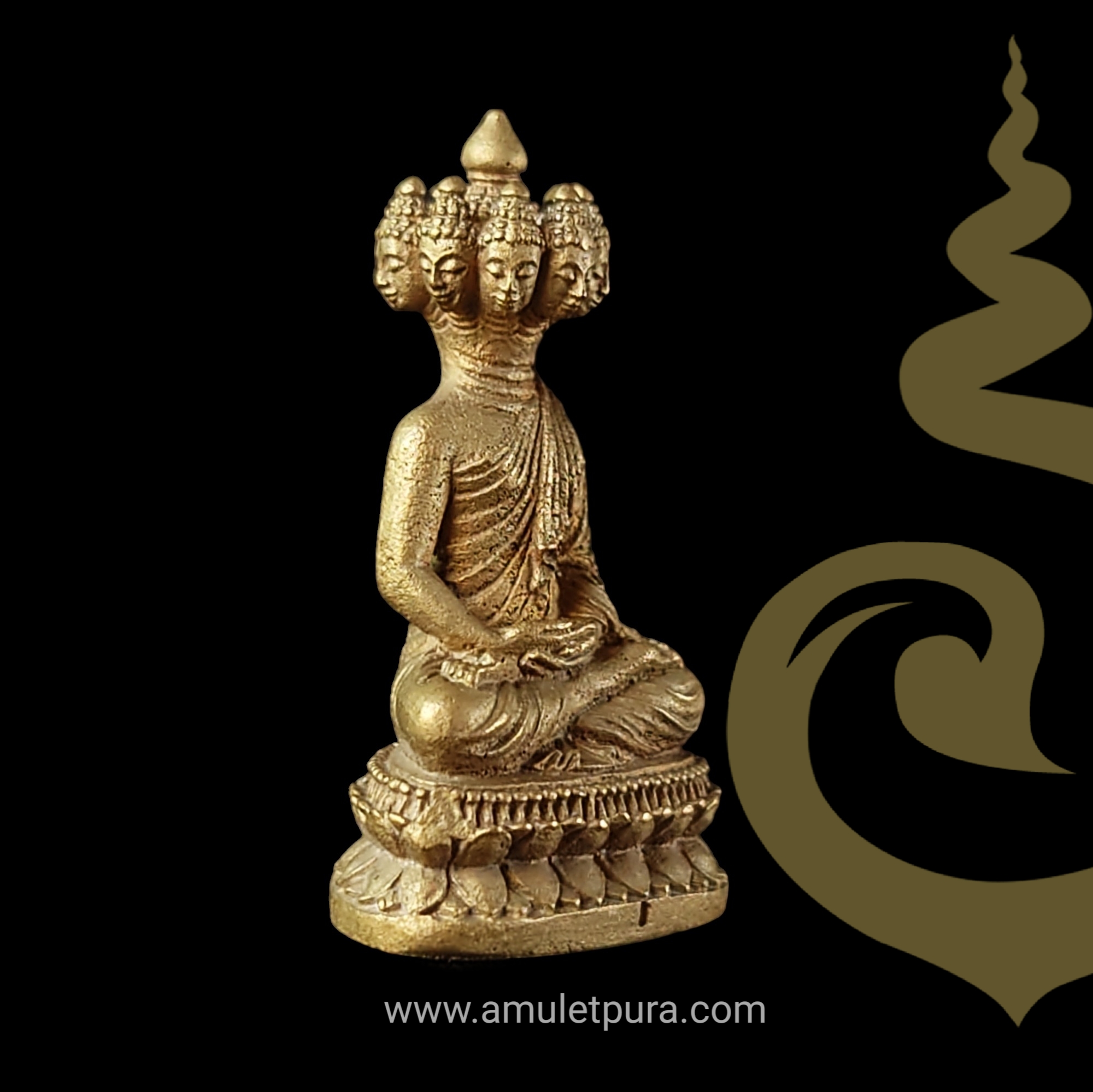 พระเศรษฐีนวโกฏิ เนื้อระฆังเก่า รุ่นแรก รุ่นแซยิด 88ปี โชค ลาภ ฟู ปี52 หลวงพ่อฟู วัดบางสมัคร จ.ฉะเชิงเทรา (ใต้ฐานอุดผง ตอกโค้ด หมายเลข 6941)