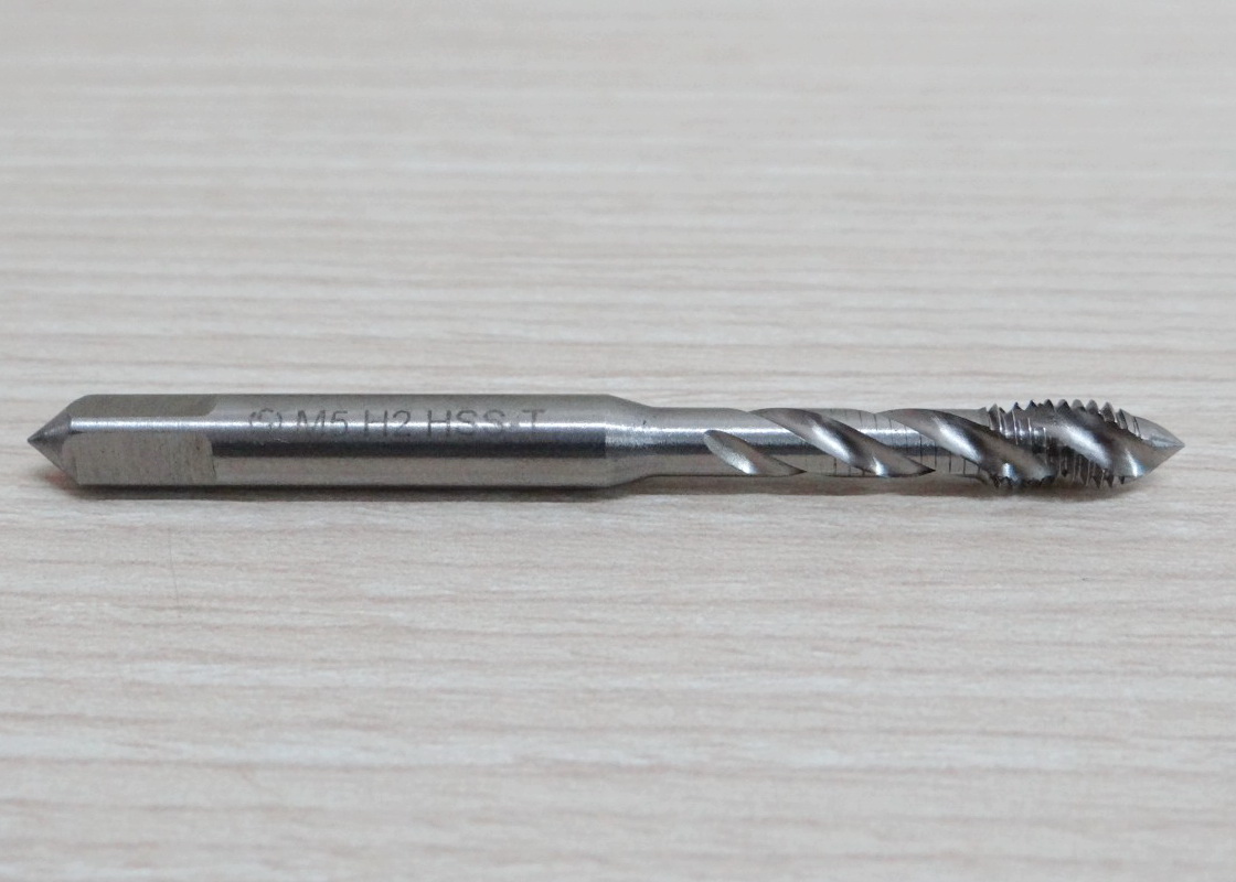 Spiral Flute Tap M5 x 0.8 HSS screw tap