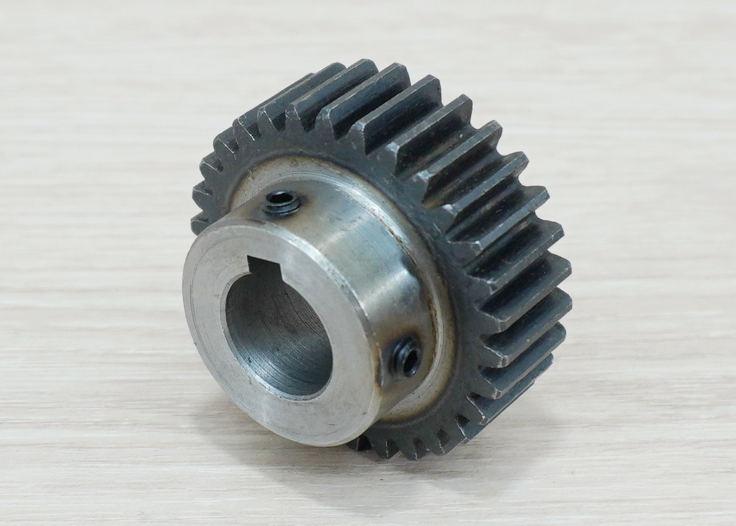 Spur Gear Pinion 1.5 Mod 30Teeth Bore 16mm - Hole & keyway (straight teeth - เฟืองตรง)