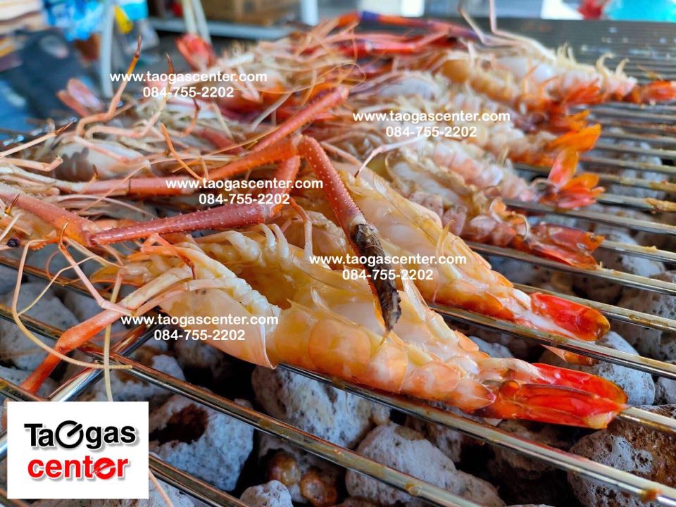 เตาย่าง หินลาวา รุ่น Volcano 2 เตาปิ้งย่างใช้แก๊ส งานสั่งทำ