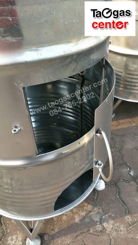 ถังอบใช้ถ่าน 200 ลิตร แบบB (ซิงค์)