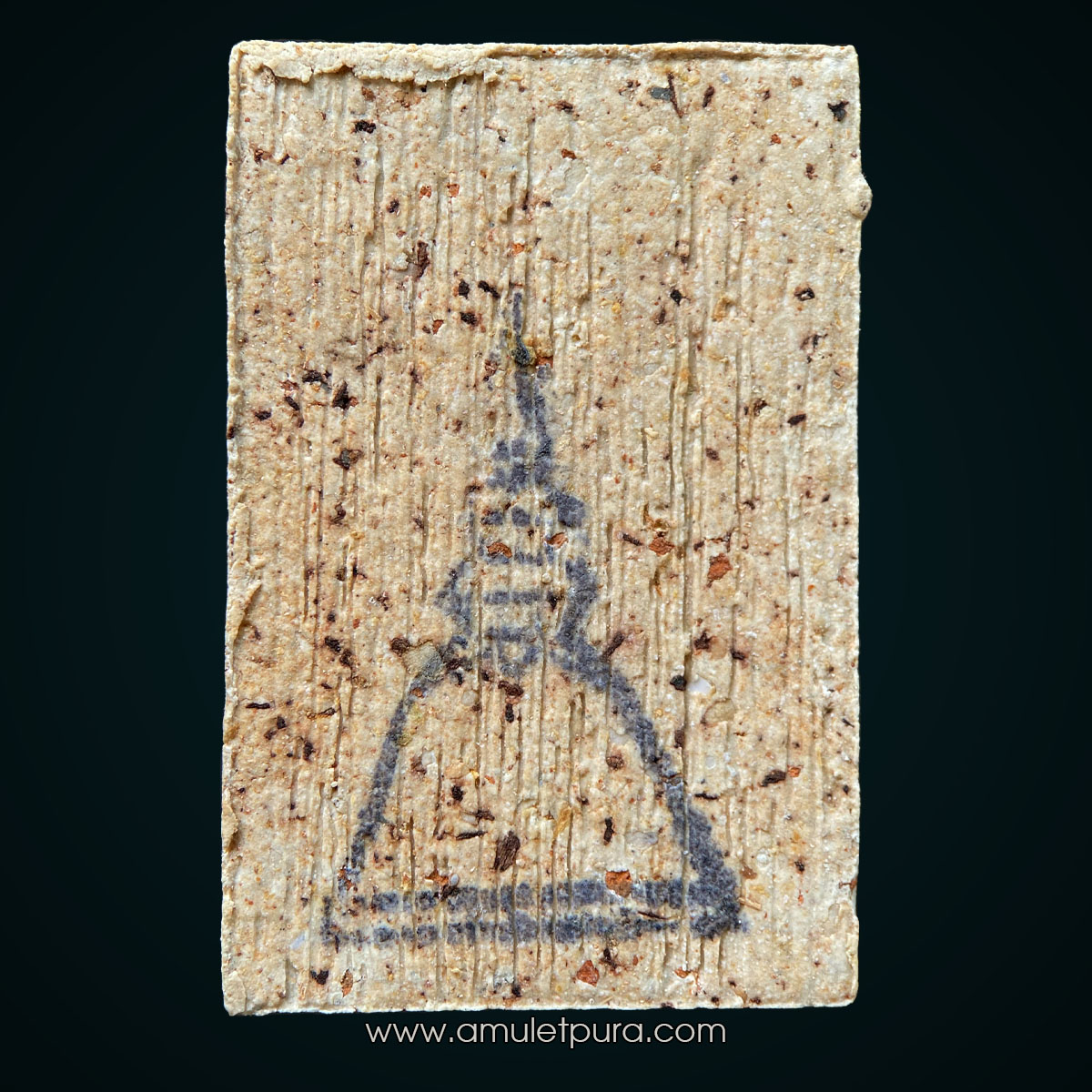 พระสมเด็จบางขุนพรหม รุ่นย้อนยุค ผสมผงเนื้อพระสมเด็จบางขุนพรหมที่ "สมเด็จโต" เสก ชุดไม่แช่น้ำมนต์ (กรรมการ พิมพ์เกศทะลุซุ้ม) ปี47 วัดบางขุนพรหม กรุงเทพฯ (หลังปั้มตรายางวัด กล่องไม้)