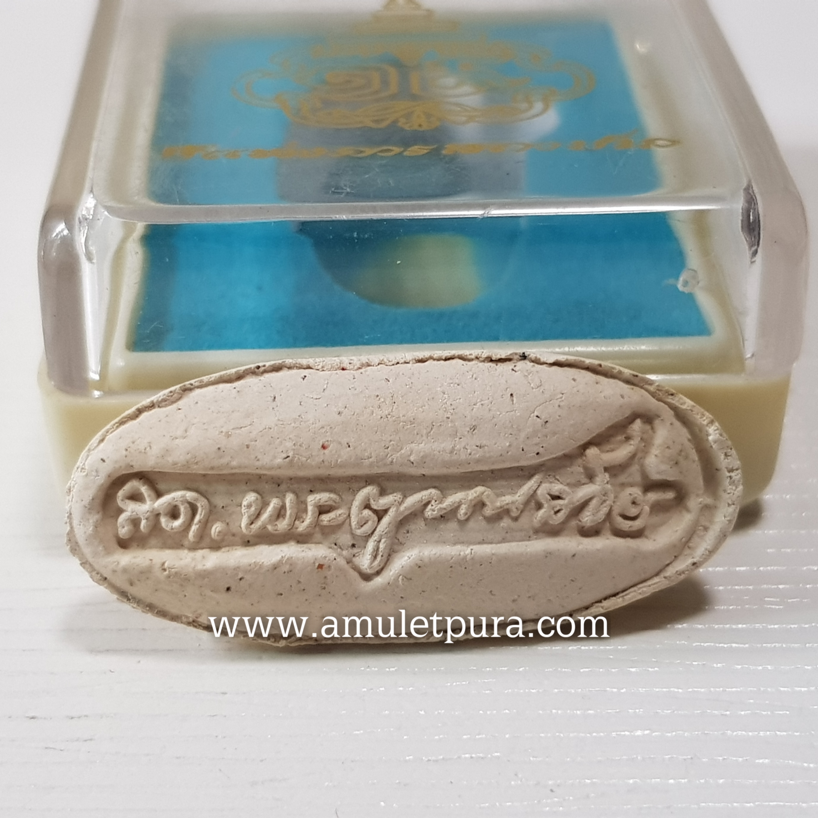 พระพิมพ์วันทาเสมา หลังลายเซ็นพระนาม ปี51 สมเด็จญาณสังวรณ์ สมเด็จพระสังฆราชฯ วัดบวรนิเวศวิหาร กรุงเทพมหานคร