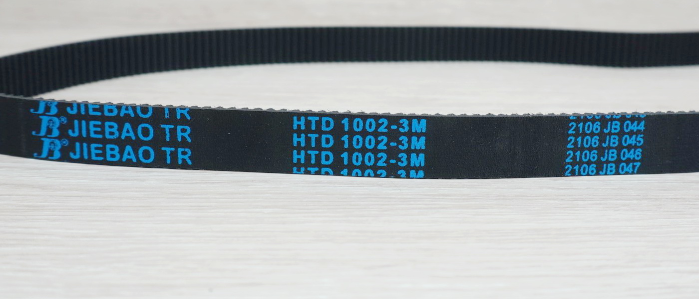 HTD-3M Width 15mm Timing Belt Closed Loop Length 1002mm Rubber