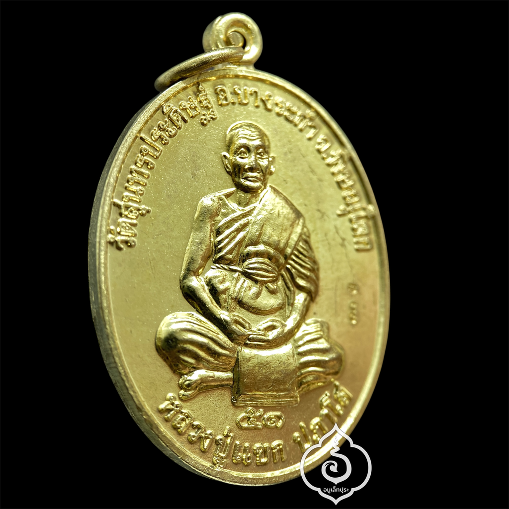 เหรียญสิงห์ป้อนเหยื่อ เนื้อทองเหลือง ปี51 หลวงปู่แขก วัดสุนทรประดิษฐ์ จ.พิษณุโลก (มีโค้ด)