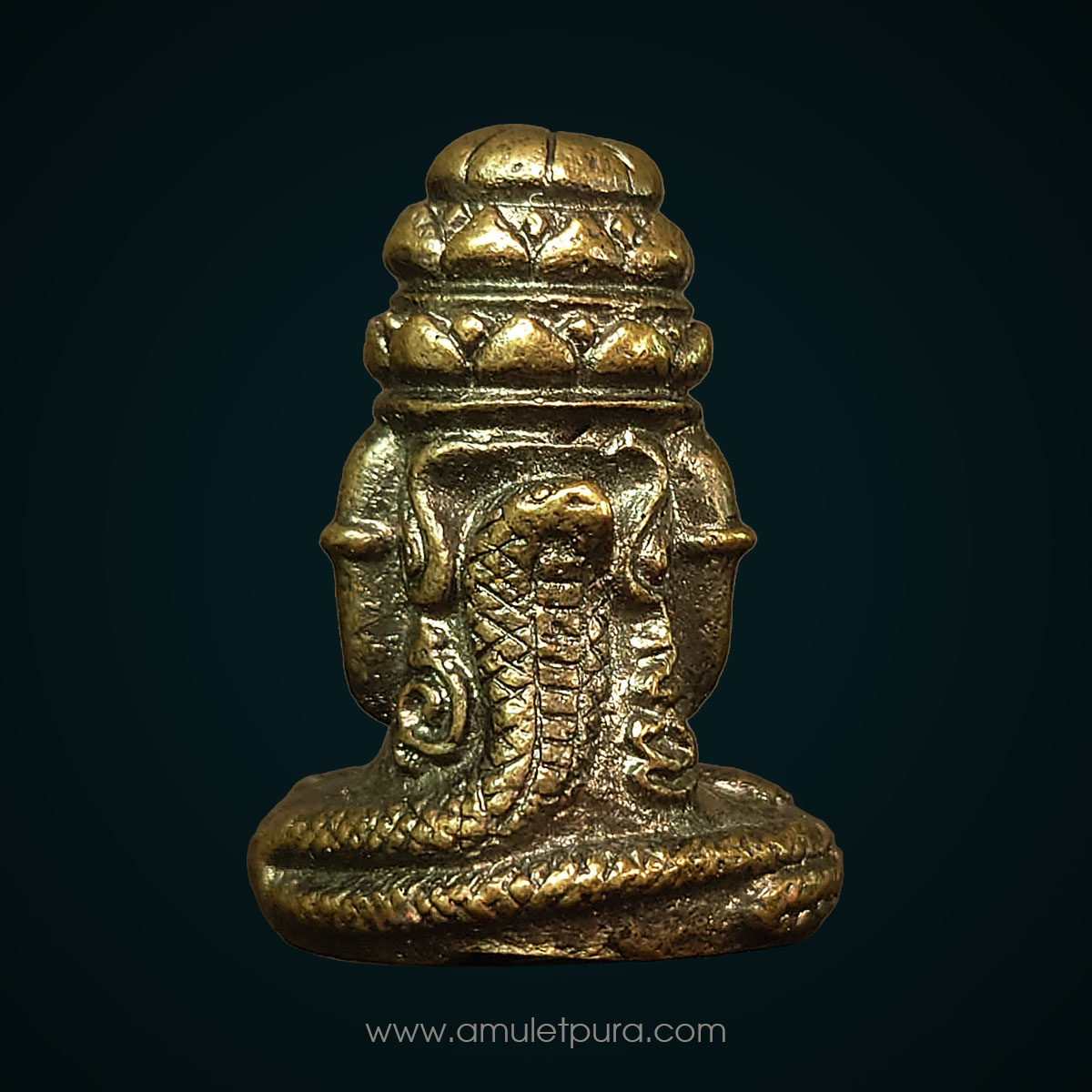 พระปิดตาพังพระกาฬ รุ่นเหล็กไหลพันล้าน ปี59 วัดแดงประชาราษฏร์ จ.นนทบุรี (มีโค้ด บรรจุกริ่ง ซึ่งเป็นแร่เหล็กไหลจากเขาอึมครึม)