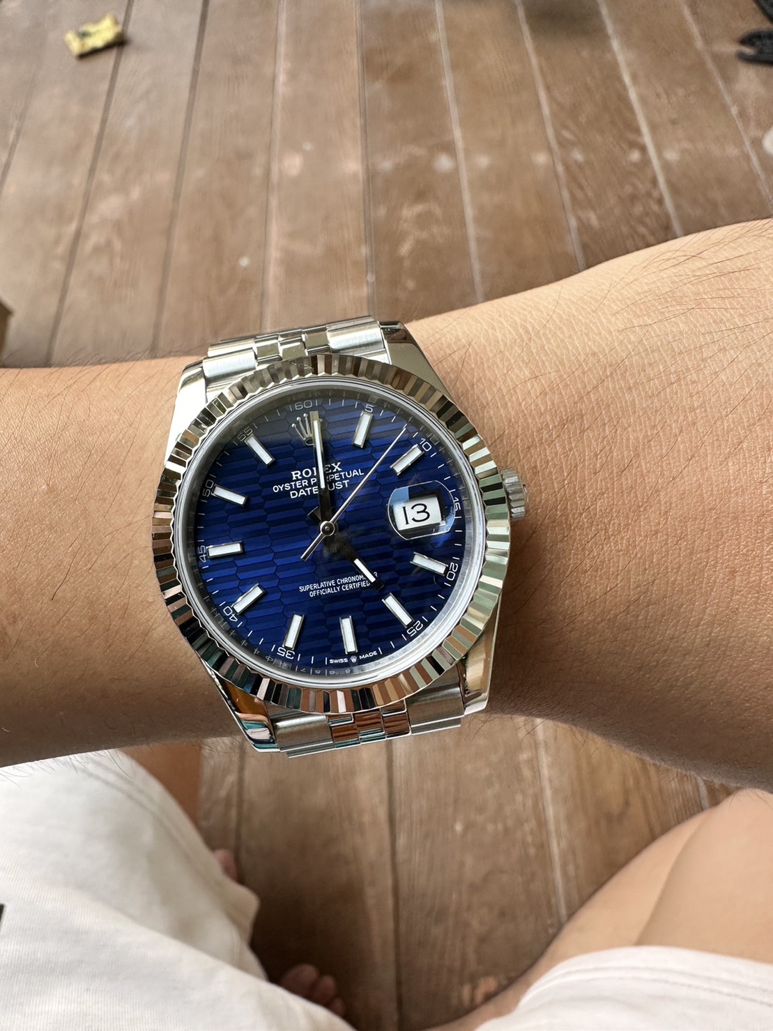 ROLEX DATEJUST41 BLUE MOTIF (VSF)