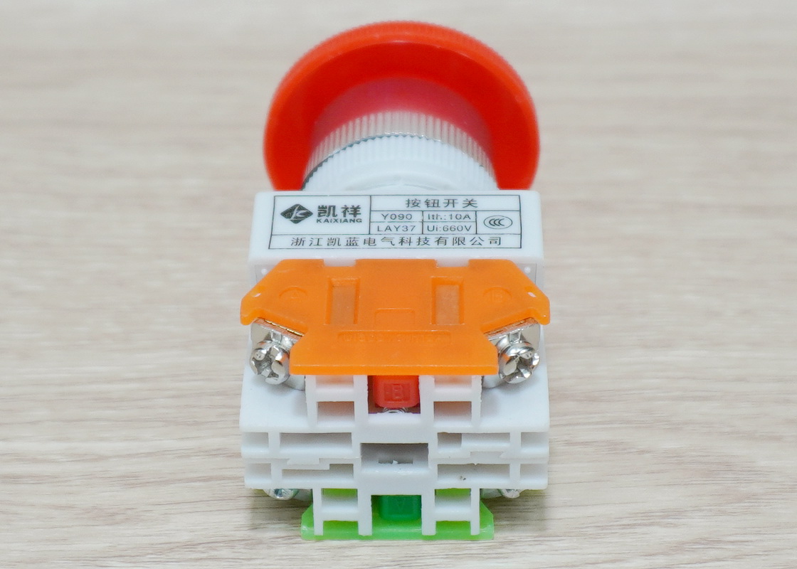 LAY37-11ZS Emergency Stop Push Button Switch Y090 (1NO/1NC) AC660V(Max) 10A