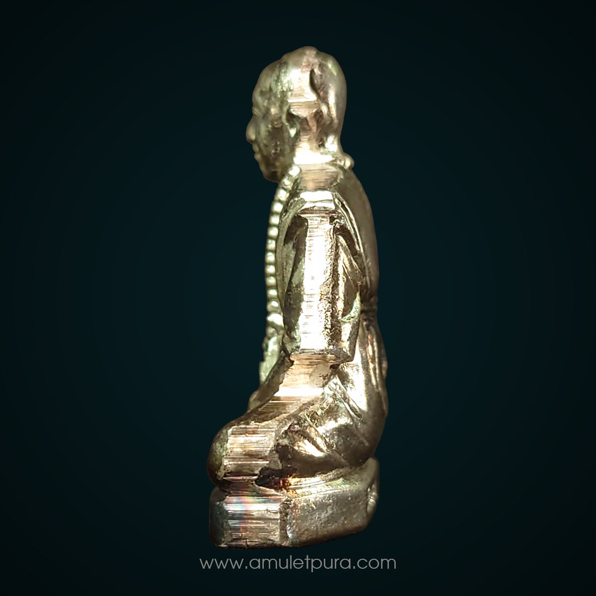 รูปเหมือนปั๊มครูบาอริยชาติ เนื้อเงิน รุ่นสรงน้ำ รุ่นแรก ปี55 ครูบาอริยชาติ วัดแสงแก้วโพธิญาณ จ.เชียงราย(หมายเลข 217)