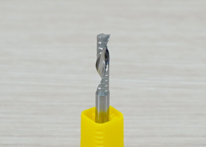 Wood/Acrylic - 4x4x17mm Single Flute Bit Carbide End Mill (SHKxCEDxCEL) เกรด 3A