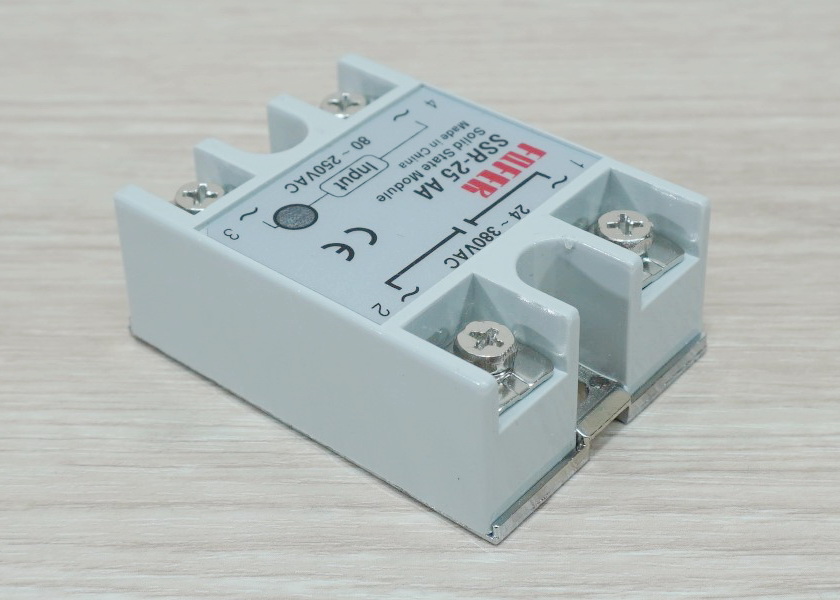 Solid State Relay SSR-25AA, 25A (24-380VAC / 80-250VAC)